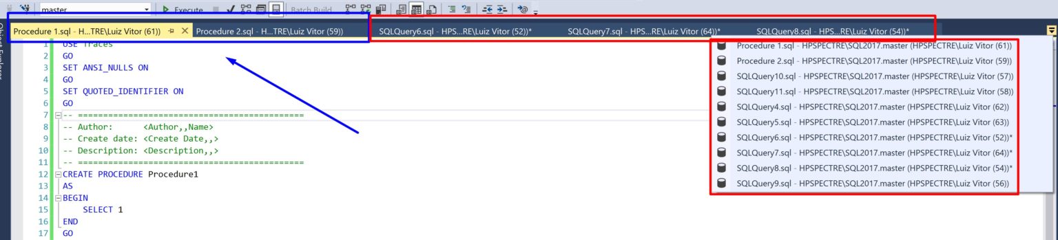 Ssms Tab Float R Dicas SSMS – Show Pinned Tabs in a Separate Row – Luiz Lima